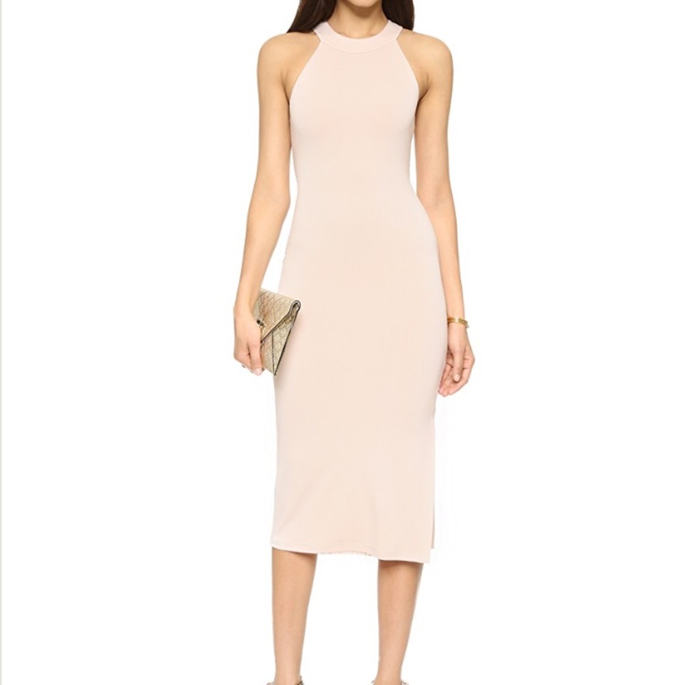 alice + olivia 
AIR Lumi Fitted Dress, Pale Nude